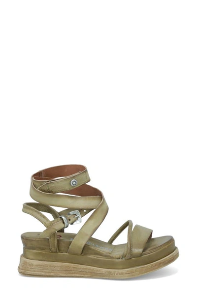 Shop As98 Labo Platform Sandal In Moss