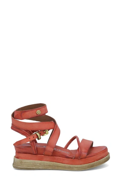 Shop As98 Labo Platform Sandal In Rust