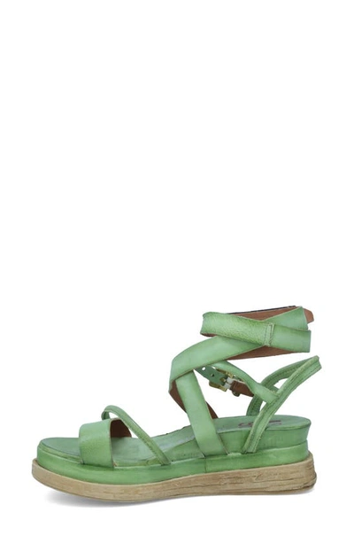 Shop As98 Labo Platform Sandal In Aloe