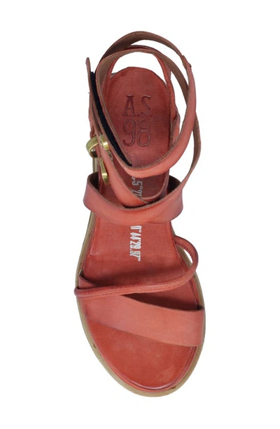 Shop As98 Labo Platform Sandal In Rust