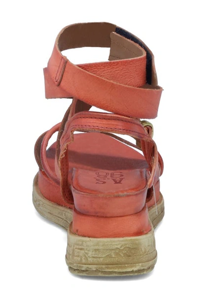 Shop As98 Labo Platform Sandal In Rust