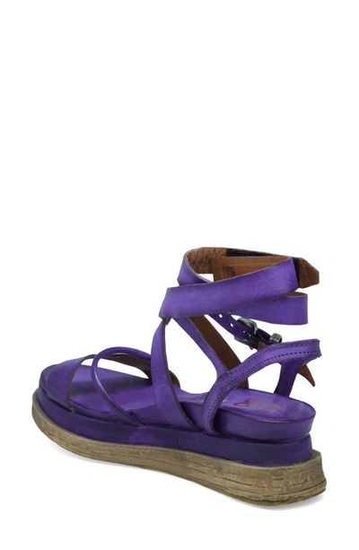 Shop As98 A.s.98 Labo Platform Sandal In Purple