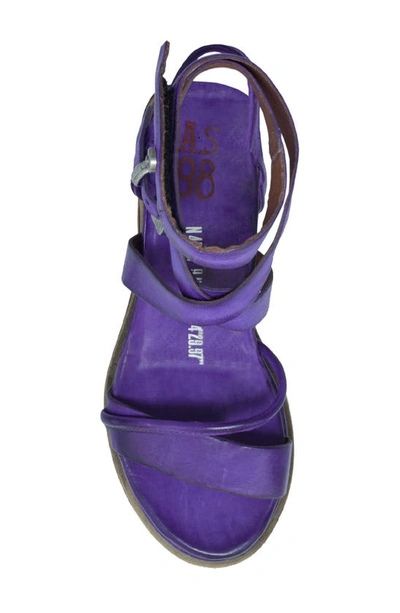 Shop As98 A.s.98 Labo Platform Sandal In Purple