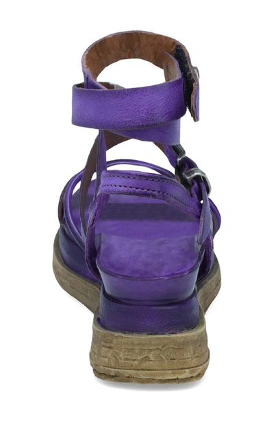 Shop As98 A.s.98 Labo Platform Sandal In Purple