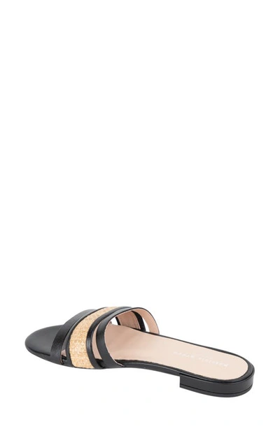 Shop Patricia Green Amalfi Slide Sandal In Black