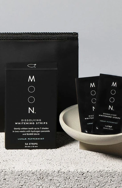 Moon Lunar Peppermint Dissolving Teeth Whitening Strips