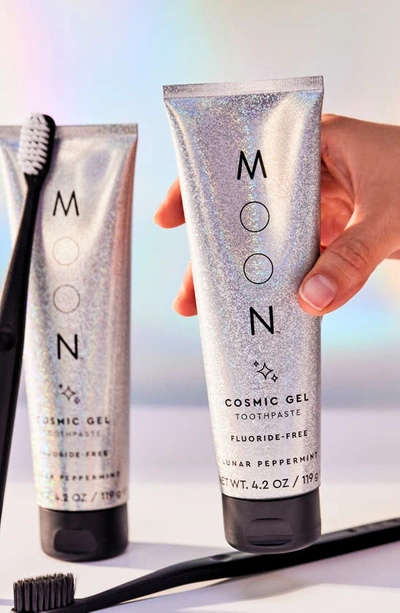 Shop Moon Lunar Peppermint Cosmic Gel Fluoride-free Whitening Toothpaste, 4.2 oz