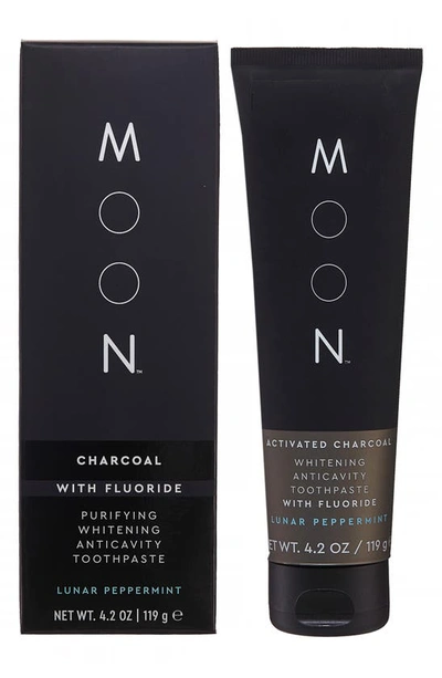 Shop Moon Lunar Peppermint Charcoal With Fluoride Whitening Toothpaste, 4.2 oz