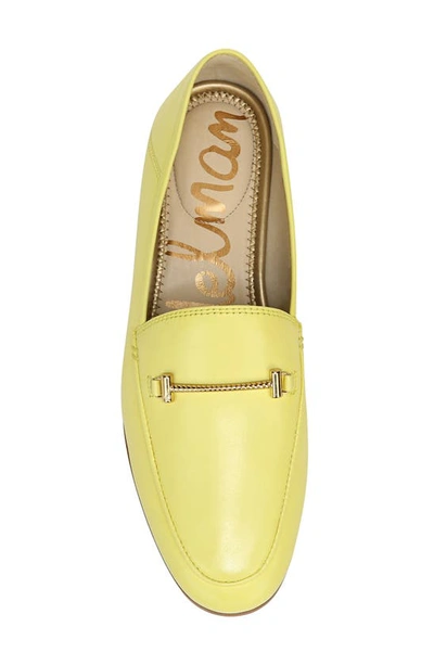 Shop Sam Edelman Lior Loafer In Butter Yellow