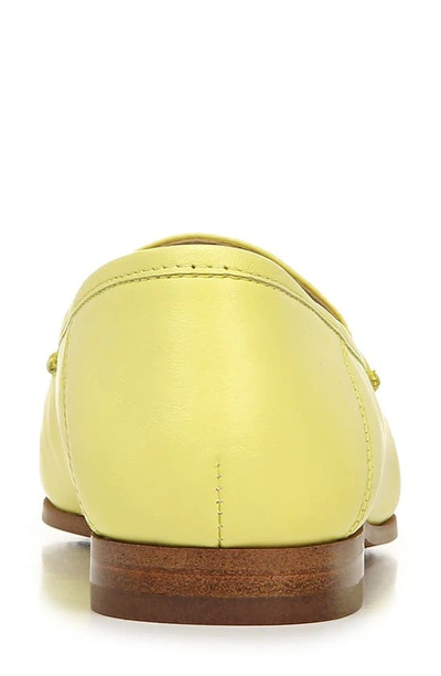 Shop Sam Edelman Lior Loafer In Butter Yellow
