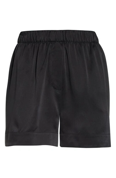 Shop Lunya Washable Silk Boxers In Immersed Black