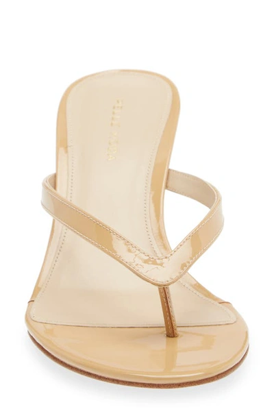 Pelle Moda Slide Sandal In Nude