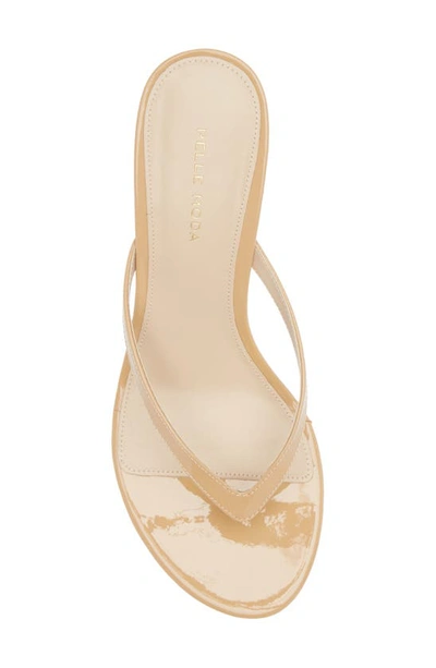 Pelle Moda Slide Sandal In Nude