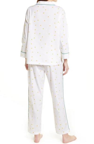 Shop Sleepy Jones Smiley® X  Marina Pajamas In White