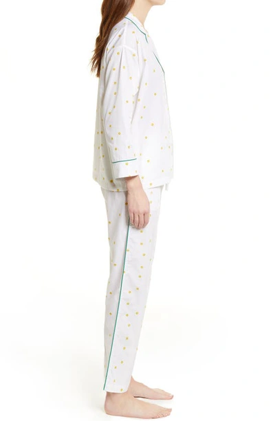 Shop Sleepy Jones Smiley® X  Marina Pajamas In White