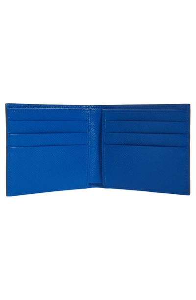 Shop Dolce & Gabbana Dauphine Leather Bifold Wallet In Bluette Scuro