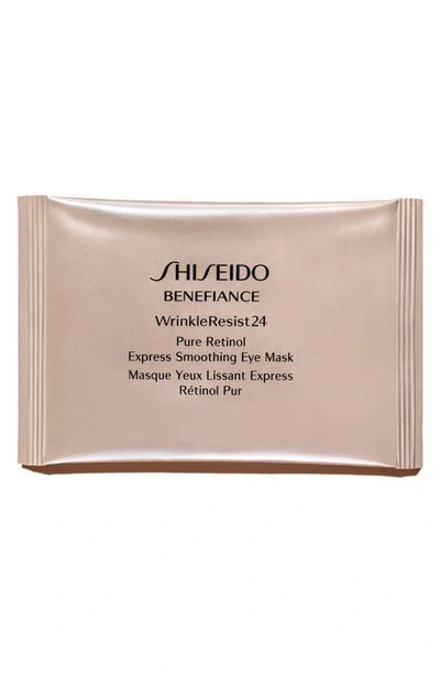 Shop Shiseido Benefiance Wrinkleresist24 Pure Retinol Express Smoothing Eye Mask, 12 Count