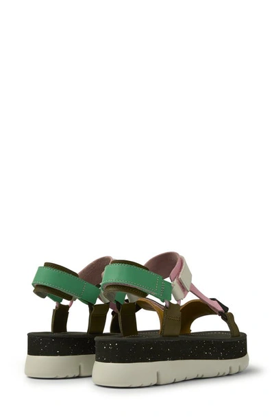 Shop Camper Oruga Up Platform Sport Sandal In Pink Multi