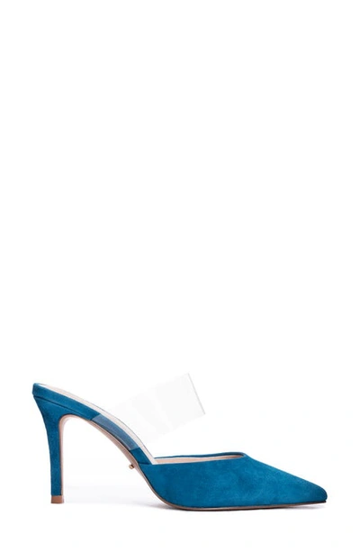 Shop 42 Gold Ronnie Pointed Toe Mule In Blue