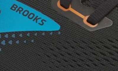 Brooks Adrenaline Gts 21 Running Shoe In Black/ Blue