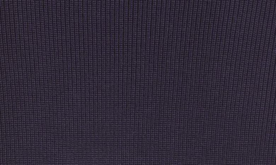 Sacai Wool Knit X Nylon Twill Cardigan In Navy