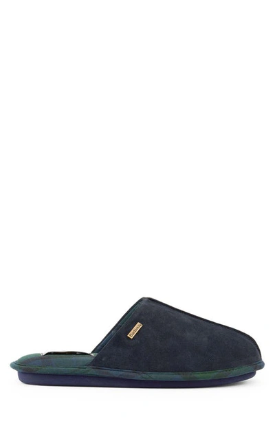 Shop Barbour Foley Slipper In Navy