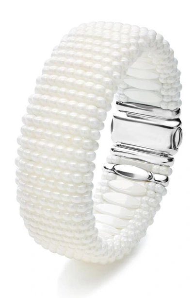 Shop Lagos White Caviar Rope Bracelet