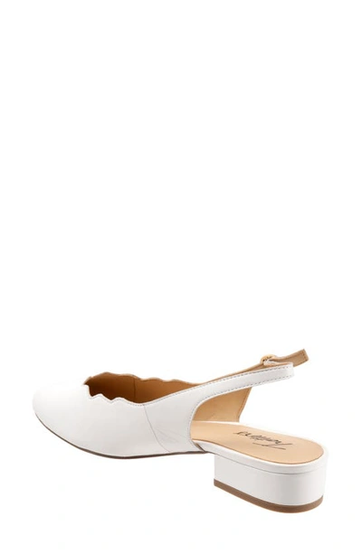 Trotters Joselyn Slingback In White