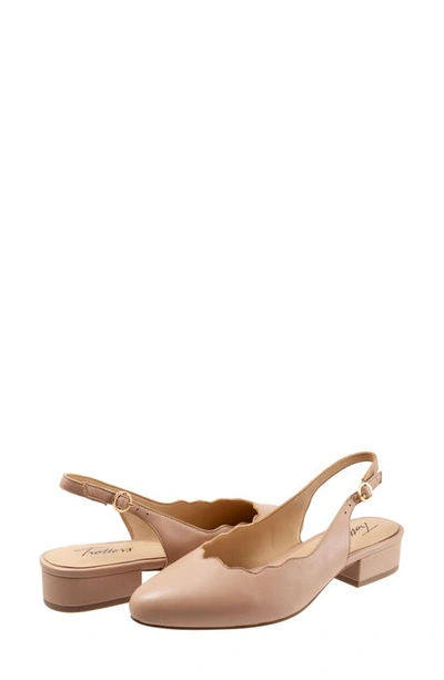 Shop Trotters Joselyn Slingback In Nude