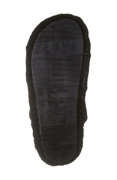Shop Billini Whistler Faux Fur Slipper In Black