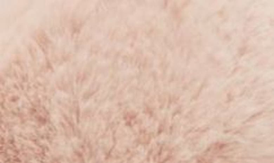 Shop Billini Whistler Faux Fur Slipper In Dusty Rose