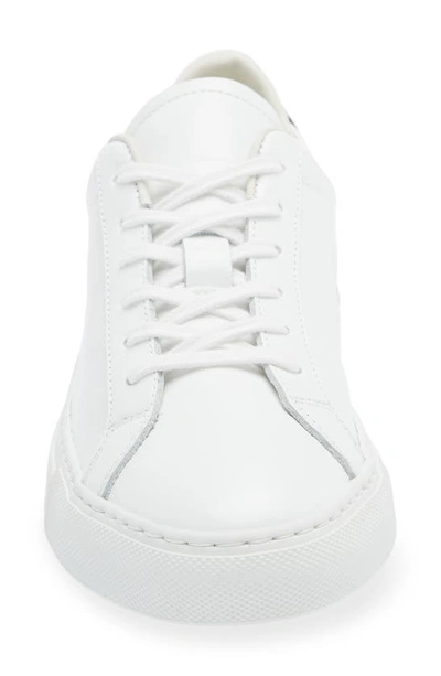 Shop Common Projects Retro Low Top Sneaker In White/ Black 0547