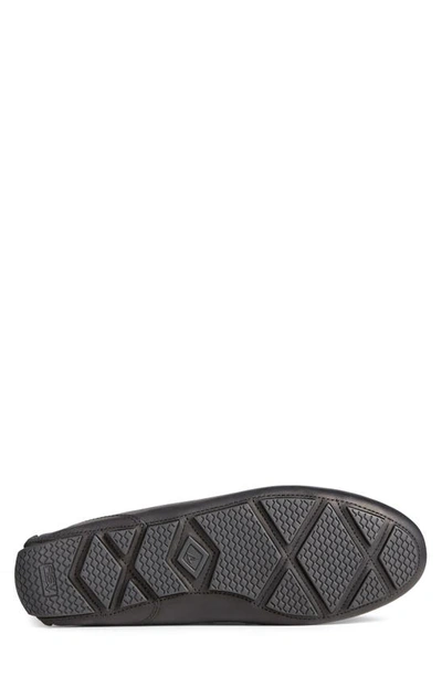 Sperry Davenport Venetian Mens Suede Slip-on Slip-on Shoes In Black