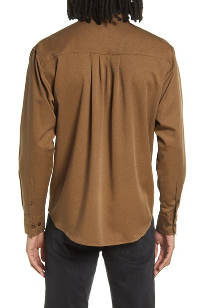 Shop Amendi Jon Button-up Shirt In Multi Brown