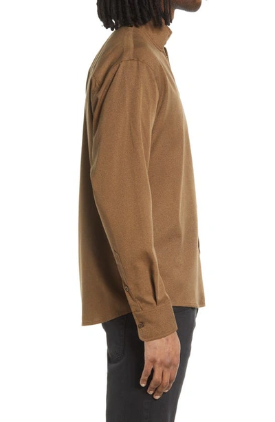 Shop Amendi Jon Button-up Shirt In Multi Brown