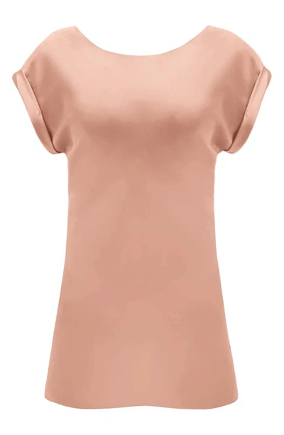 Lightcodes Light Codes Cuffed Tie Tunic In Tigers Eye