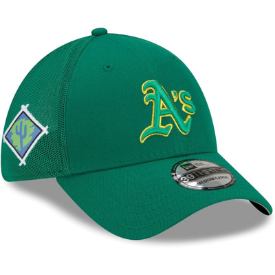 Shop New Era Green Oakland Athletics 2022 Spring Training 39thirty Flex Hat