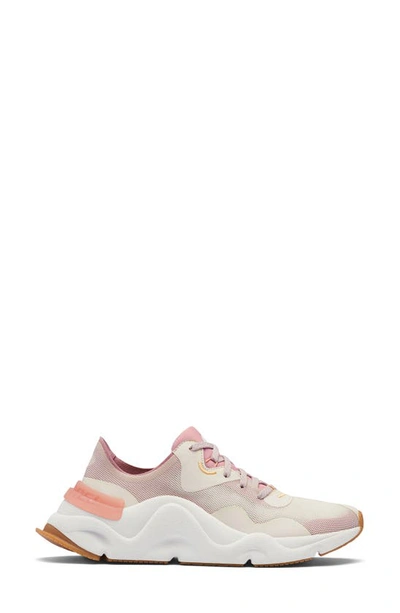 Shop Sorel Kinetic Rnegd Float Sneaker In Chalk Eraser Pink