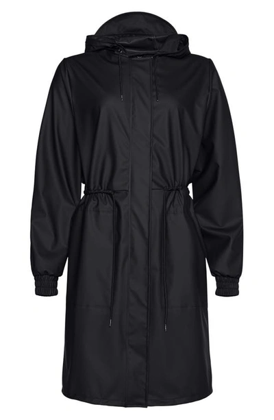 Shop Rains String Waterproof Jacket In Black