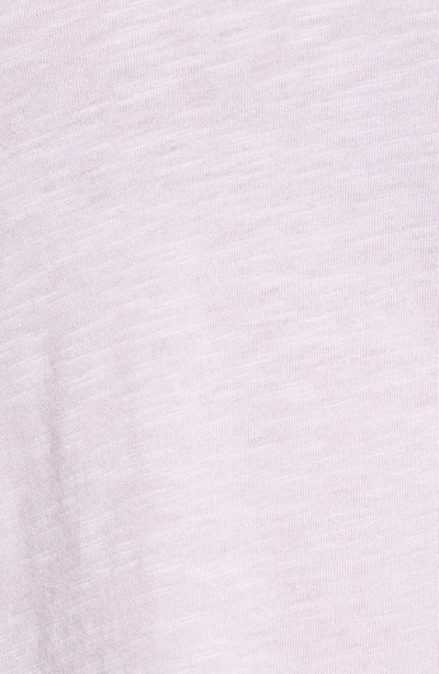 Shop Caslon Short Sleeve V-neck T-shirt In Purple Bloom
