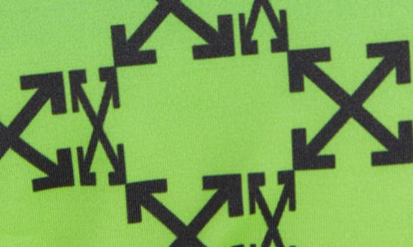 OFF-WHITE Arrows Gradient Two Piece Swimsuit Green/Yellow