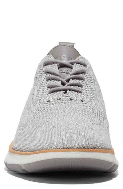 Shop Cole Haan 4.zerogrand Stitchlite Oxford In Cool Gray