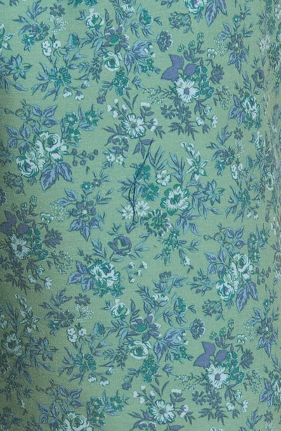 Fair Harbor The Bayberry Swim Trunks In Green Mini Floral