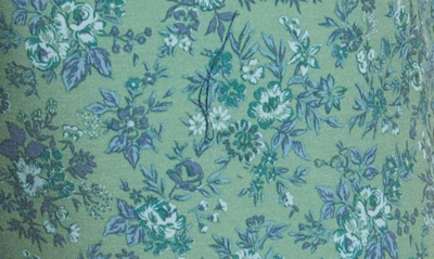 Fair Harbor The Bayberry Swim Trunks In Green Mini Floral