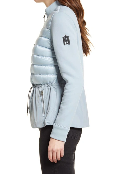 Shop Mackage Joyce-z Recycled Nylon & Water Resistant Down Jacket In Ice