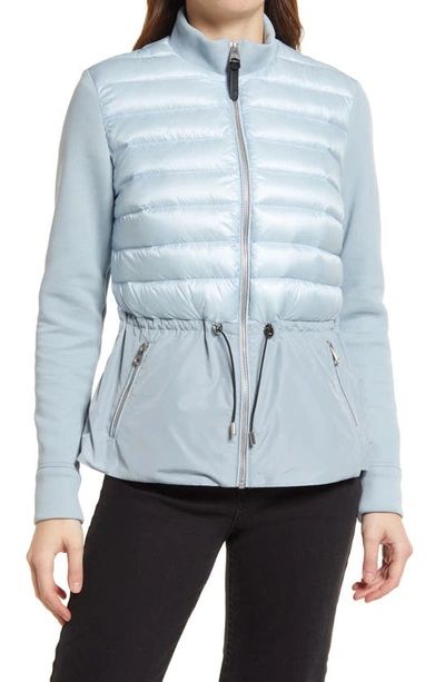 Shop Mackage Joyce-z Recycled Nylon & Water Resistant Down Jacket In Ice