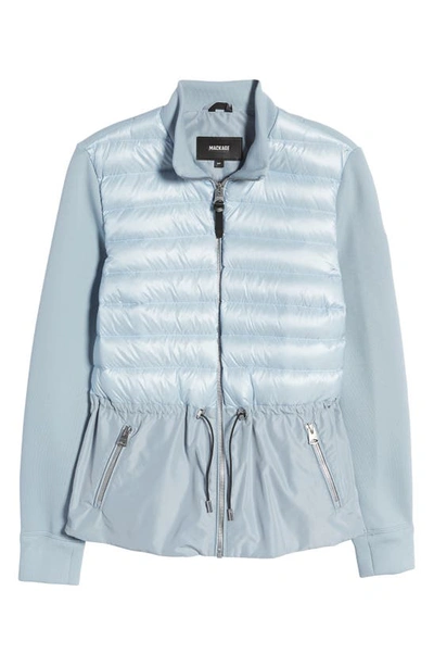 Mackage Joyce-z Recycled Nylon & Water Resistant Down Jacket In Ice