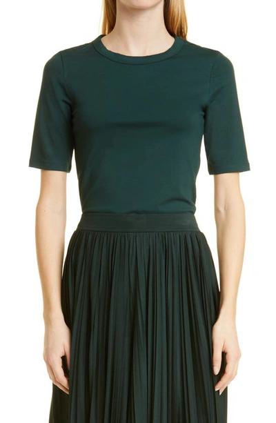 Hugo Boss Efita Short Sleeve T-shirt In Deep Verdite