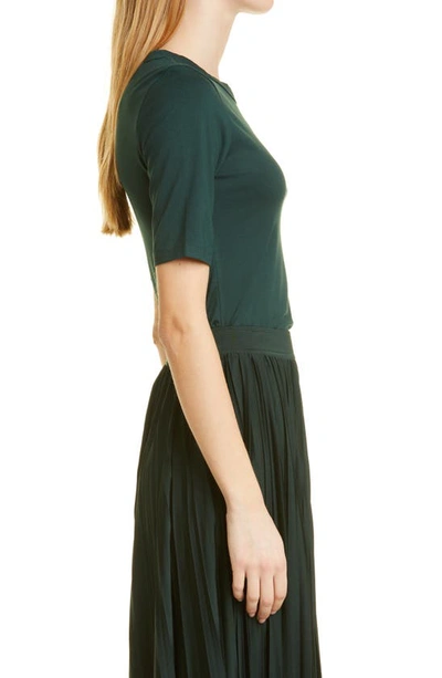 Hugo Boss Efita Short Sleeve T-shirt In Deep Verdite