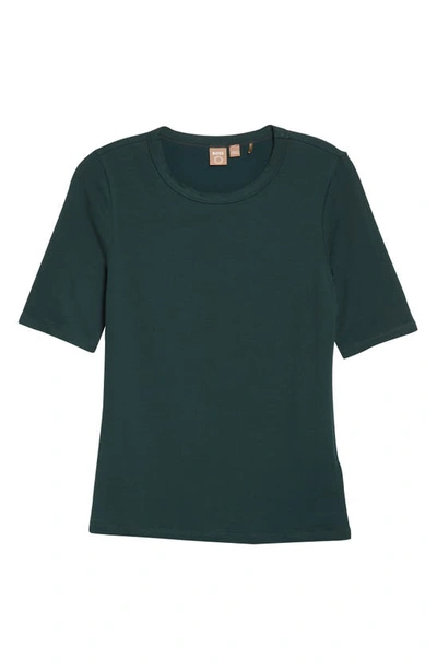 Hugo Boss Efita Short Sleeve T-shirt In Deep Verdite